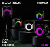 ‫مكبر صوت بلوتوث لاسلكي OEM SOONBOX S6600Max بقوة 120 واط للبيع بالجملة مع  ميكروفون لحفلات الكاريوكي ومكبر صوت هاي فاي‬‎