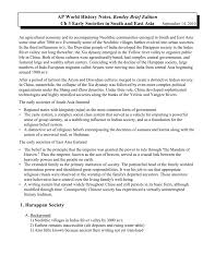 Ap World History Notes Bentley Brief Edition Ch 3 Early Societies In