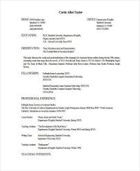 Fresher Lecturer Resume Templates 7 Free Word Pdf Format Teacher Resume Template Job Resume Template Best Resume Format