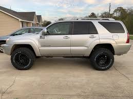Suv / 4x4 fuel type: 2003 Toyota 4runner Wheel Offset Slightly Aggressive Suspension Lift 2 5 977087 Custom Offsets