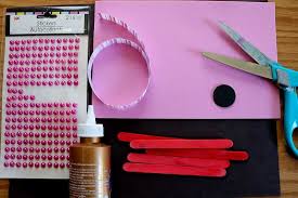 How to make magnet at home. Home Is Where The Heart Is Magnet Popsicle Stick Craft For Kids