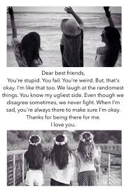 Pin By Cali On Words Three Best Friends Quotes Dear Best Friend Three Best Friends