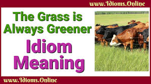 The Grass Is Always Greener On The Other Side Meaning In Urdu The Grass Is Always Greener Idiom Meaning English Color Idioms Youtube