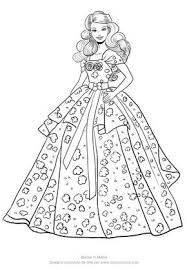 Disegno Di Barbie Birthday Da Stampare E Colorare Barbie Disegni Disegni Da Colorare