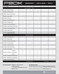 p90x workout worksheets the best image
