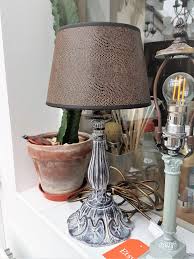 Lamp Desk Lamp Shabby Chic Lamp Table Lamp Bedside Light Upcycled Lamp Limed Bronze Effect Brown Textured La Vintage Lamp Desk Shabby Chic Lamps Chic Lamp
