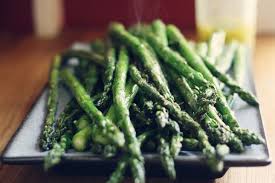 Grilled Asparagus With Lemon Chive Vinaigrette Recipe Vegetarian Recipes Healthy Grilled Asparagus Recipes