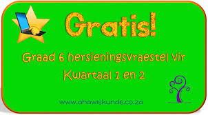 Wiskunde Graad 6 Hersieningsvraestel Afrikaans Education Gratis