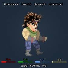 Joseph joestar is the 2nd jojo of the jojo's bizarre adventure series and the main protagonist of part 2. Steam Workshop Pioneer Joseph Joestar
