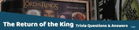 Mayhem and plenty of wild stories. 81 Lord Of The Rings Trivia Questions And Answers