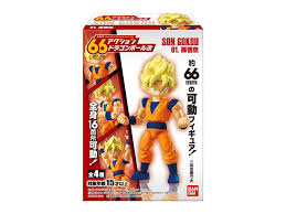 The son goku action figure is a miniature figure and stands roughly 3 inches tall. Dragon Ball Z 66 Action Trading Figures Box Of 10 Figures