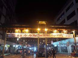 Then we visited the observatory to see the city lit up at night. Api Api Night Food Market Gaya Street Peakd