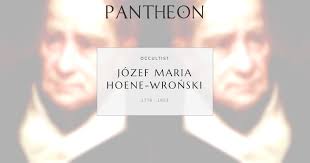 Józef Maria Hoene-Wroński Biography