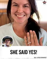 Who's ready for a World Champion Wedding?! Congrats to 2017 PBR World  Champion Jess Lockwood and 2018 Barrel Racing Champion Hailey Kinsel