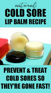Cold Sore Therapy Lip Balm Recipe That Really Works Cold Sore Lip Balm Best Cold Sore Treatment Cold Sore Lip