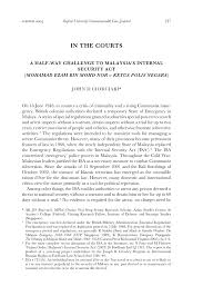 The isa allows for detention without trial or criminal charges under limited, legally defined circumstances. Pdf A Half Way Challenge To Malaysia S Internal Security Act Mohamad Ezam Bin Mohd Nor V Ketua Polis Negara