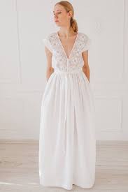 White Maxi Dress Exclusive Dress Linen Wedding Dress Rustic Wedding Dress Bridesmaid Dress Mod Linen Wedding Dress Modest Wedding Dresses Wedding Dresses