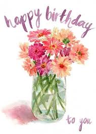 Happy Birthday Zinnia Greeting Card Birthdayquotes Birthday Quotes For Niece Happy Birthday Floral Happy Birthday Fun Happy Birthday Flower