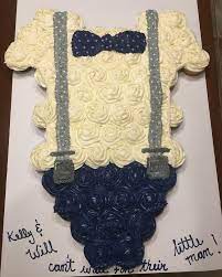 Baby Boy Onesie Cupcake Cake Baby Shower Cupcakes For Boy Baby Shower Cupcakes Baby Shower Cupcake Cake