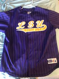 Shopping for baseball and softball league jerseys? Recently Got This Lsu Baseball Jersey From A Thrift Store Anyone Know If This Is Worth Anything I Can T Seem To Find It Anywhere Online Lsubaseball