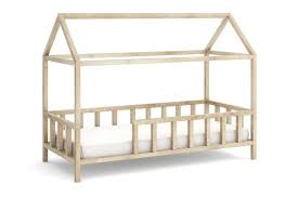 Kinderbett Kinder Hausbett Mit Rausfallschutz Holz Bett Kinder Bett Kinderbett Hausbett