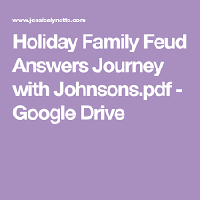 Christmas Party Ideas And Games Family Feud Answers Family Feud Christmas Family Feud