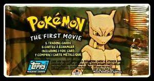 Check spelling or type a new query. Pokemon Topps The First Movie Booster Rare Canadian Bilingual Packaging 41116307027 Ebay