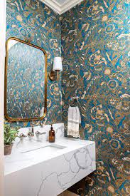 Check spelling or type a new query. Powder Room Renovation With A Floating Vanity And Statement Wallpaper