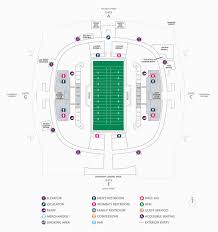 georgia dome parking map football seating charts mercedes