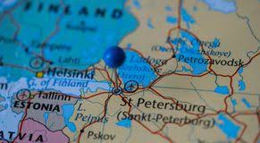 Nous ferons de même au retour. La Ville De St Petersburg A Goupille Sur Une Carte De La Russie Entre D Autres Lieu De Rendez Vous De La Coupe Du Monde 2018 Photo Stock Image Du Objet International 106226656