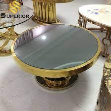 Marley 42 wide clear acrylic rectangular coffee table. China Hotel Metal Gold Glass Top Center Coffee Table For Sale China Glass Table Modern End Table