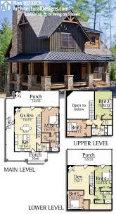 Apartments Best Cabin Floor Plans Ideas On Pinterest Log Loft Architectural Designs Rugged House Plan Rugged House Plan Log Cabin Floor Plans Loft Floor Plans