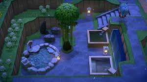 Acnh Designs Layouts On Instagram Check Out This Secret Hot Spring Made By Merenguestan I D L Animal Crossing Animal Crossing Game New Animal Crossing