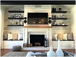 Fireplace Built In Cabinets Built In Cabinets Around Fireplace Plans Fireplace Seating Fireplace Built Ins Farm House Living Room