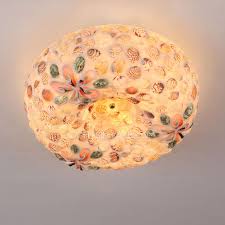 Draw attention to your ceiling with the ellington 28 watt led flush mount ceiling light. Flush Mount Ceiling Light Small Type For Bedroom Seashell
