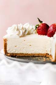 The pan will protect it from getting bumped in the refrigerator. Perfect No Bake Cheesecake Recipe Sally S Baking Addiction