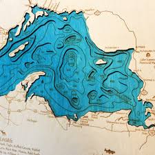 Buy a lake superior map art in various finishes. Lake Superior 3d Nautical Wood Map 16 X 20