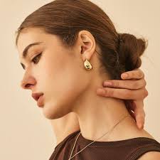 14k Gold Plated Thick Gold Huggie Earrings 14k Gold Plated Chunky Gold  Huggie Earrings Kay Gold