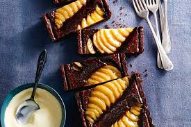 Pear And Chocolate Frangipane Tart Recipe Frangipane Tart Chocolate Tart Hot Chocolate Sauce