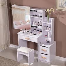 Dresser Bedroom Make Up Table Simple Modern Small Mini Size Vanity Home Decor Bedroom Bedroom Diy Makeup Room Decor