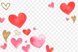Heart Pattern Border Frame Png In Watercolor Transparent Background Free Image By Rawpixel Com Adj In 2021 Free Illustrations Heart Patterns Free Png