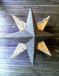 Diy Zauberhafter 3d Deko Papierstern Mit Bildern Papiersterne Sterne Falten Weihnachten Basteln Weihnachten Fenster