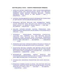 Contoh daftar tabel, daftar gambar, dan daftar lampiran. 13280444 Kumpulan Contoh Skripsi Dan Tesis Pendidikan Lengkap