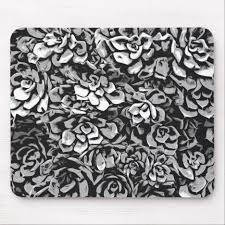 Black And White Mouse Pad Plants Of Black And White Mouse Pad Succulents Deskorganization Mousepad Cacti Cactus Plants Succulents Mouse Pad How To Dry Basil