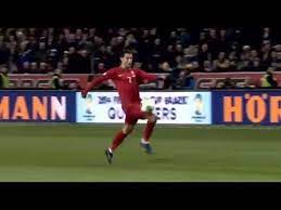 Ronaldo S Amazing Hat Trick Sweden Vs Portugal Ronaldo Soccer Guys Soccer