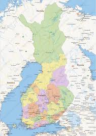 Map of finland which is the 8th largest country within the european continent and is located in northern part of europe. Digital Political Map Of Finland 1432 The World Of Maps Com