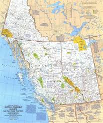Canada Map Travel Art Print National Geographic Maps