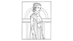 Star Wars Princess Leia Coloring Pages Star Wars Princess Leia Star Wars Princess