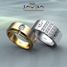 Princess Round Diamond Channel Set Men S Half Wedding Band Made In 14k 18k Gold Other Metal Option Are Mens Ring Designs Men Diamond Ring Mens Gold Rings