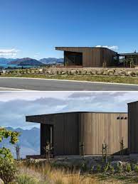Modern xterior offers a variety of mastic siding products. Dark Vertical Wood Siding On The Exterior Of This Modern House Gives It A Strong Personality